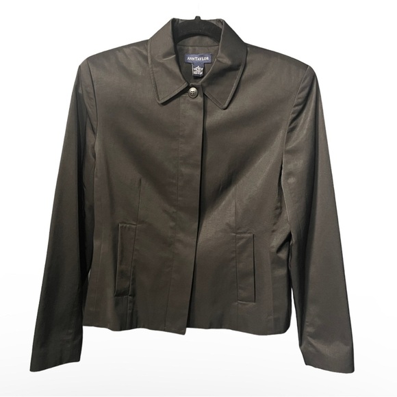 ANN TAYLOR blazer women’s,color black, size 4 - Picture 1 of 9